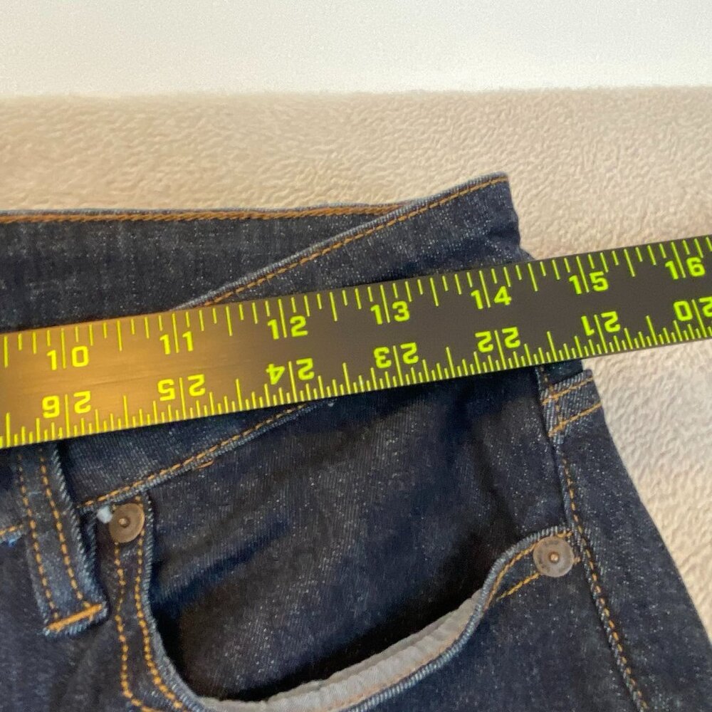 Lands End Womens Jeans Size 30 Mid Rise Curvy Bootcut Blue Cotton Blend - Picture 5 of 15